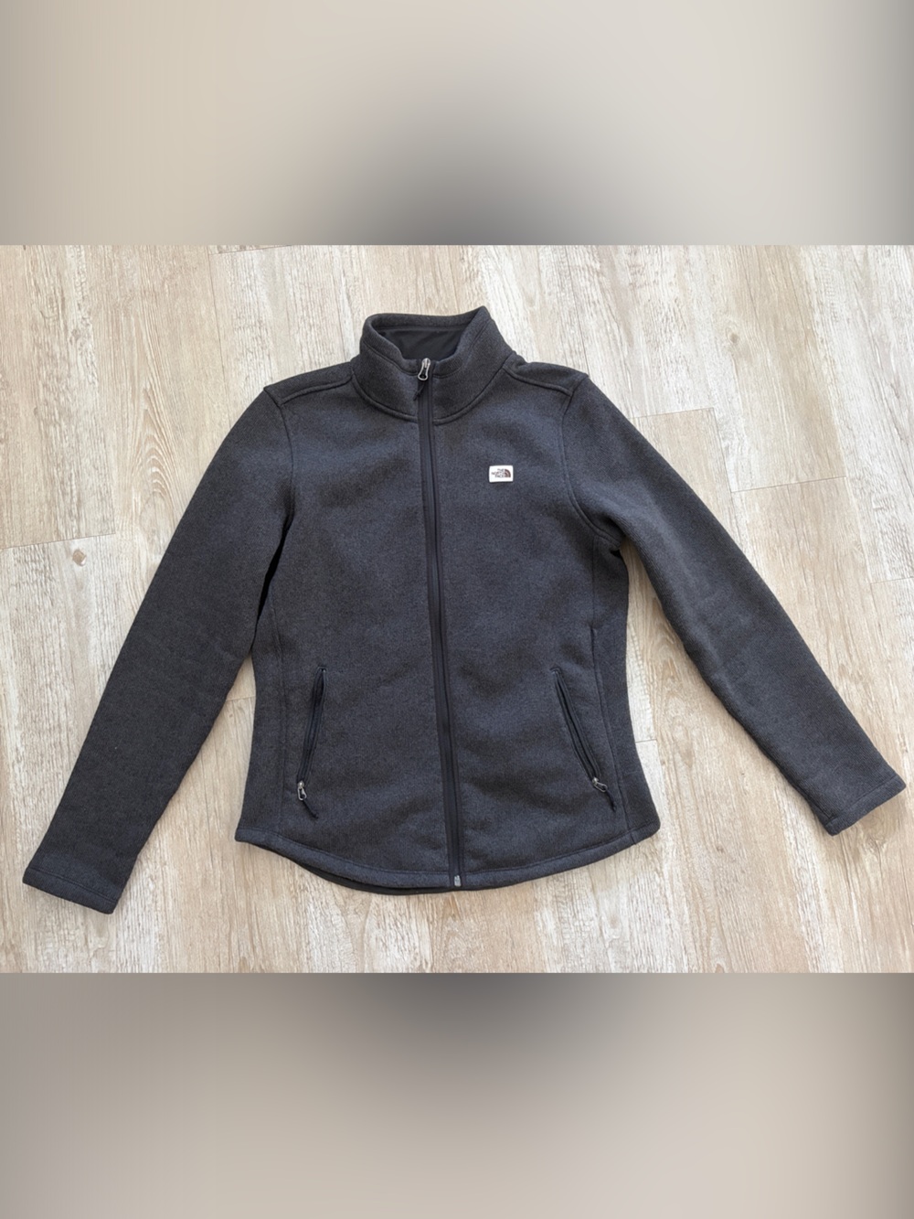The North Face Women’s Medium Charcoal Full-Zip Fleece Jacket